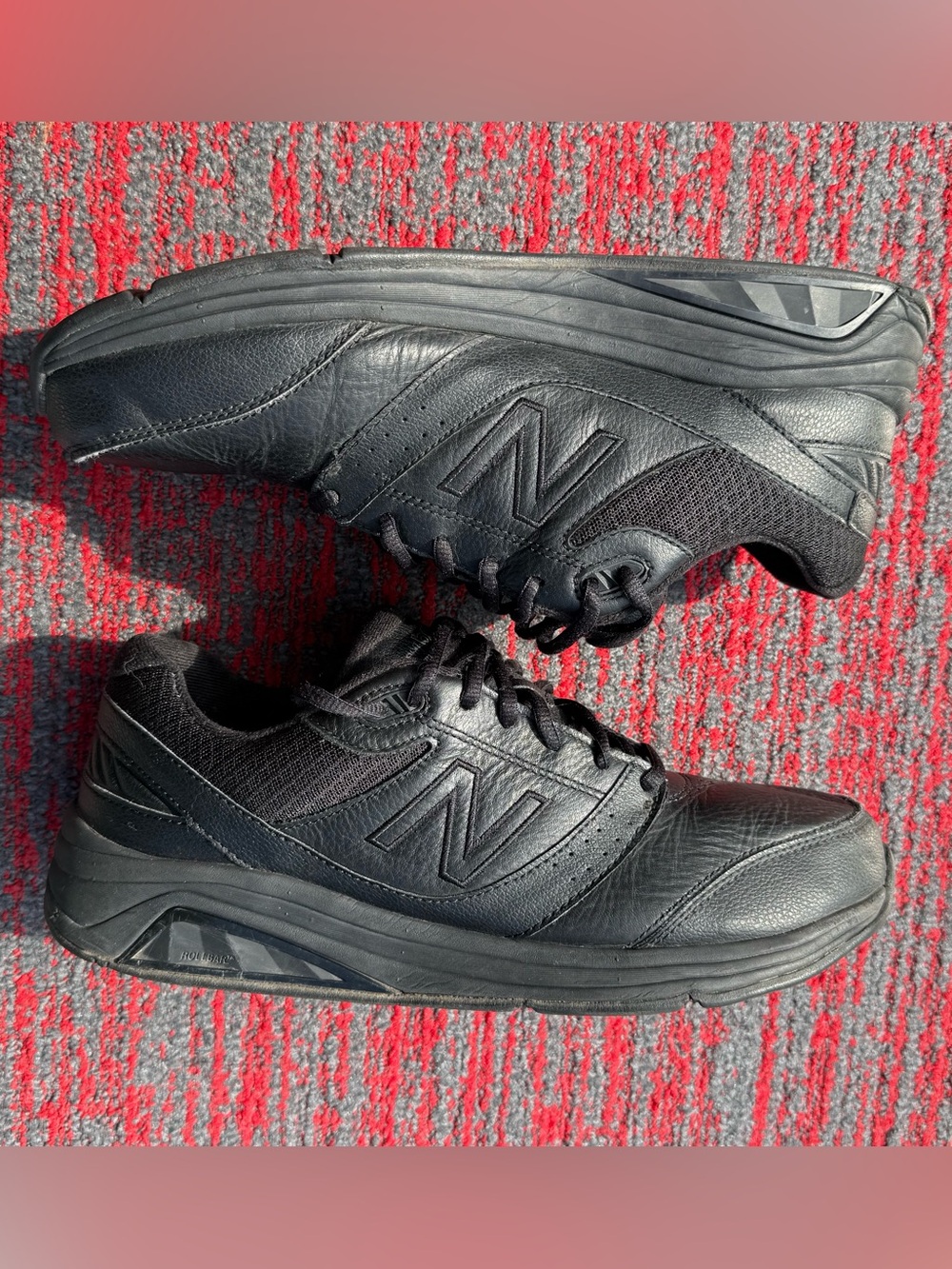 🎒New Balance 928v2 Women's Black Leather Walking Shoes Size 10.5
